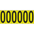 Accuform Signs Identify Locations, Supplies & Tools, Individual Letter & Number Markers, O, 2-15/16", 18 Pack-Character O