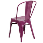 Chaise empilable en métal, intérieur/extérieur, violet (ET-3534-PUR-GG)-4