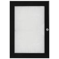 SECO Lockable Indoor/Outdoor Poster Frame Case - 18" W x 24" H - Black-A lockable indoor or outdoor waterproof case to display posters, pictures, and notices - can be used indoors and outdoors