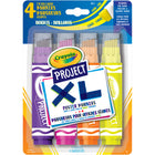 Crayola Project XL Poster Markers - Bright Colours - 4 Pack-Includes 4 XL poster markers