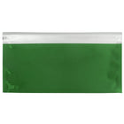 JAM Paper Enveloppes format livret ouv. côté court en aluminium à fermeture autocollante, 4 x 9 1/2 po, vert, 25/pqt-Ouverture : livret