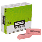 Dixon - Gomme à effacer à bords biseautés Pink Pearl - petite - paquet de 24-Certifié PMA non toxique