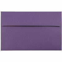 JAM Paper A9 Invitation Envelopes, 5.75 x 8.75, Dark Purple, 250 Pack (563912512H)-Purple dark base envelope