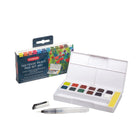 Derwent Inktense Paint Pan Set - Palette #2 - 12 Pack-Suitable for use on paper, fabric and other surfaces for a wide range of fine art and craft projects