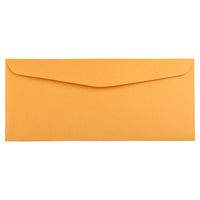 JAM Paper #14 Business Commercial Envelopes - 5" x 11.5" - Brown Kraft Manila - 50 Pack-Colour: Brown Kraft