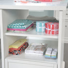 Sauder 66"W Craft Pro Series Craft Table - White- White finish