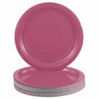 JAM Paper - Assiettes de fête rondes en papier - Moyennes - 9 po - Rose fuchsia - Paquet de 50-Taille : 9" Medium | Taille parfaite pour le déjeuner, le dîner et les apéritifs.