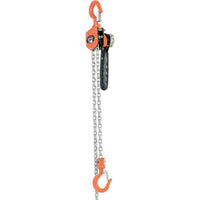 Vestil Mini Lever Hoist 15' Lift, Steel, 8.5" Handle (ELH-10-15)-Capacity: 1000 lbs. (0.5 tons)
