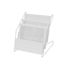 Futech Countertop Brochure Holder - White-If you're looking to showcase your print and branding on our magazine rack. This rack is a 3 tier mesh metal countertop rack, with an exceptional display presentation.

