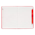 General Supply Goods + Co Notebook Pen Set - Vegan Leather - Red-Red Vegan Leather Cover
