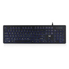 Adesso AKB-139EB Large Print illuminated Desktop Keyboard-104-key US Layout