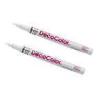 Marvy Uchida Fine-Line Opaque Paint Markers - White - 2 Pack-Marker Tip: Fine Point