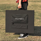 VCUTECH 200W Foldable Solar Panels for Power Station-Build with high transmission tempered glass with scratch resistant and anti-reflective coating