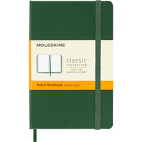 Moleskine Classic Pocket Notebook - Hard Cover - Ruled - 3.5" X 5.5" - Myrtle Green (629025)-Myrtle Green Hard Cover