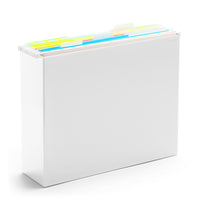 Poppin File Box - White-Holds a variety of sizes