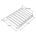 Azar Displays 8-Compartment Modular Tray Inserts, 2 Pack (225918)-Modular Tray