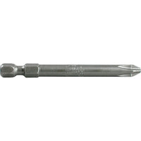 Apex 1/4" Phillips Power Drives, Phillips, #2 Tip, 1/4" Drive Size, 6" Length - 12 Pack-Drive Size 1/4"