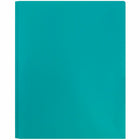 JAM Paper Plastic POP 2-Pocket Clasp School Folders with Prong Clip Fasteners, Teal Blue, 12 Pack-5