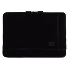 Vangoddy 13.3" Microsuede Laptop Sleeve - Black-Back zippered compartment is great for holding accessories