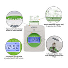 uPunch Electronic Punch Card Time Clock Bundle (HN3000SC)-Tracks time for an unlimited number of employees