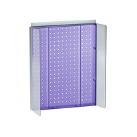 Azar Displays Pegboard Powerwing Display, 16" x 20.25", Purple (700357-PUR)-Made from pegboard