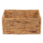 Gry Mattr Woven Basket - Large 11.75"L x 17.25"W x 8"D - Natural-Large sized storage basket