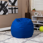 Flash Furniture Small Solid Royal Blue Kids Bean Bag Chair-Cotton Upholstery