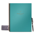 Rocketbook Fusion Smart Reusable Notebook – Letter Size – 21 Sheets – Neptune Teal-No more wasting paper - this environmentally friendly 42 page notebook has 7 different page styles for planning, listing, goal setting, note-taking, sketching, and sharing big ideas