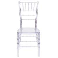 Flash Furniture Elegance Stacking Chiavari Chairs - Crystal Ice - 2 Pack-Set of 2 Chiavari Chairs