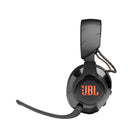 JBL Quantum 610 - Wireless Over-Ear Gaming Headset with Flip-Up Boom Mic - Black-Lightweight, durable construction: Settling in for a marathon gaming session? The lightweight, durable headband and leather-wrapped memory foam ear cushions will keep you comfy, even when the action starts getting intense.