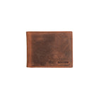 Champs Hunter Leather RFID Blocking Centre-Wing Wallet in Gift Box -  Brown-Gift box included