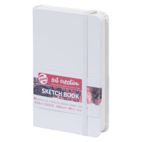 Talens Art Creation Hardbound Sketchbook - 3.5" x 5.5" - White Cover - 80 Pages-White hard cover sketchbook featuring ivory artist quality paper