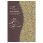 Rosedale 5-1/2" x 8" Masculine Sympathy Greeting Cards And Envelopes, 12 Pack (17552)-Printed on premium uncoated card stock
