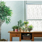 Brewster Bamboo Static Cling Window Privacy Film-Prevents 95% of harmful UV Rays. Filters light & reduces glare