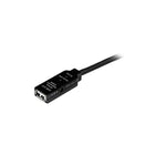 StarTech  Câble dâââ€š¬ââ€ž¢extension actif USB 2.0, M/F, 10 m-Rechargez vos appareils USB directement à partir d’un port USB ou à l’aide de l’adaptateur d’alimentation universel externe fourni