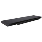 kieragrace Stockholm Aberg Floating Shelf w/ LED Light - Black, 36", Matte Finish-Light up dark areas: perfect for seniors' room, nursery, bedside, entrance, closets, storage rooms, bathroom, kitchen, bedroom. great to have around home or office in the event of a power outage