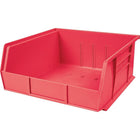Kleton Stack & Hang Bin, 11" W x 5" H x 10-7/8" D, Red - 12 Pack-Capacity: 50 lbs.