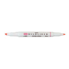 Zebra Mildliner Double Ended Pen-Style Highlighter - Mild Pink-Mild water resistant ink is translucent and excellent for layering
