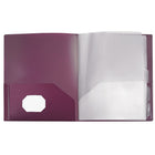 Staples 10 Pocket Organizer - Assorted Fashion Colours-2 extra pockets on both front and back cover, business card cut out on front cover