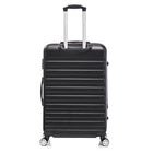 TOSCANO EMINENTE 20" Hardside Carry On Luggage - Black-ABS Hardshell