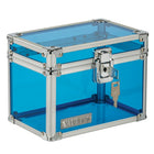 Vaultz Locking Index Card Box, 4" x 6", Assorted Colours-Securely organizes and stores filing cards