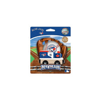 Masterpieces Toronto Blue Jays Toy Train (MPC41787)-Contents: Real Wood Train Engine with plastic wheels