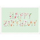 Millbrook Studios 5-3/8" x 7-3/4" Happy Birthday Greeting Cards and Envelopes, 18 Pack (06221)-Printed on uncoated card stock