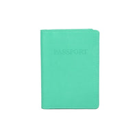 Karla Hanson RFID Protection Ingrid Deluxe Passport Holder, Aqua (28612AQUA)-Passport Holder