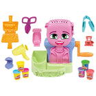 Play-Doh Hair Stylin' Salon-"Grow" Colorful Hair: Load some Play-Doh compound into the chamber, choose a hair texture plate, and turn the easy-to-crank handle to grow silly strands! Want it longer? Add more compound and keep growing! 