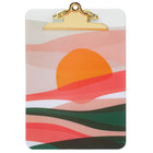 Merangue Fashion Clipboard - Letter Size - Assorted Designs-Large gold clip for strong grip