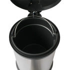 Futech RB-20L Rubbish Bin, 20 Liter, 18-1/2" x 12" x 12", Stainless Steel-Inner bin with separate handle