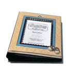 Elegance Booties 4" x 6" Photo Frame, Boy-Silver plated photo frame.