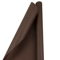 JAM Paper Gift Wrapping Paper, 25 sq. ft., Matte Chocolate Brown, 3 Pack (377011201g)-Chocolate brown