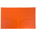 JAM PaperMD – Chemise de présentation en plastique robuste à 2 pochettes, 9 x 12 po, orange, 108/paq.-Taille : 9 x 12 po